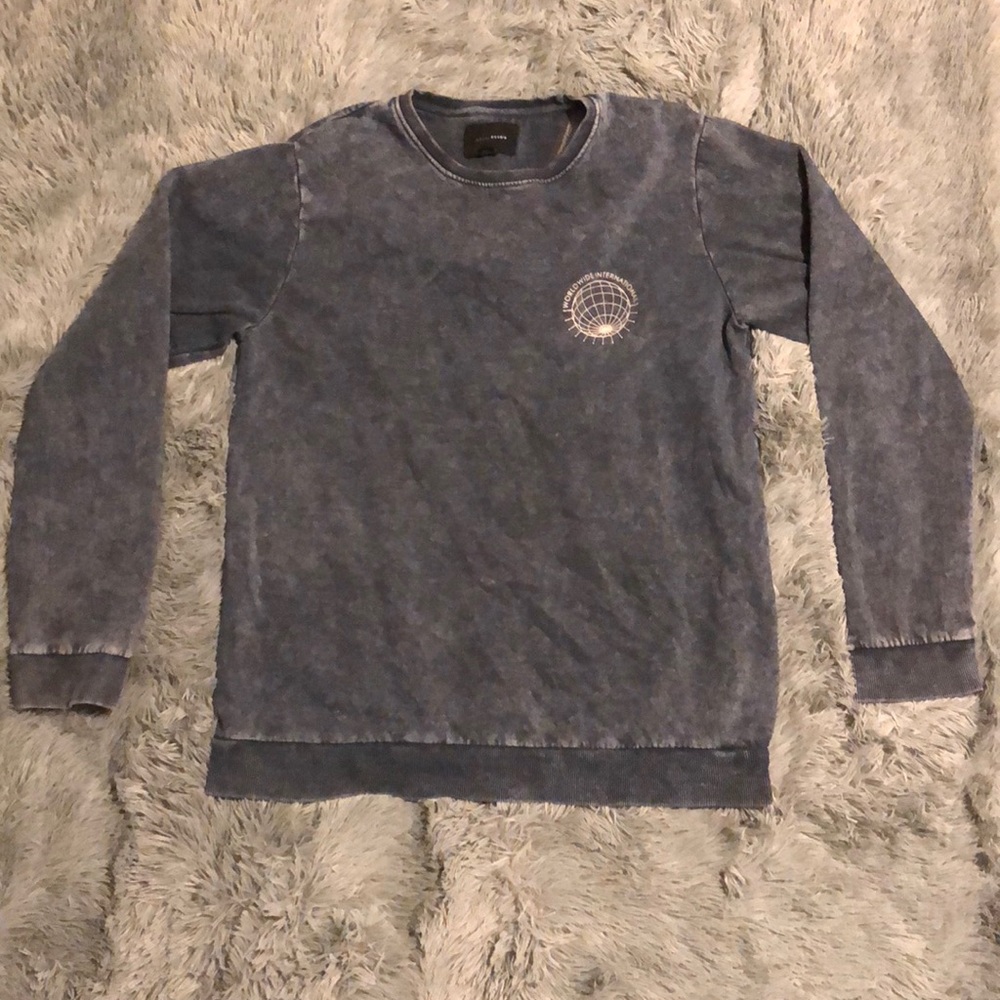 Navy blue world wide international sweatshirt